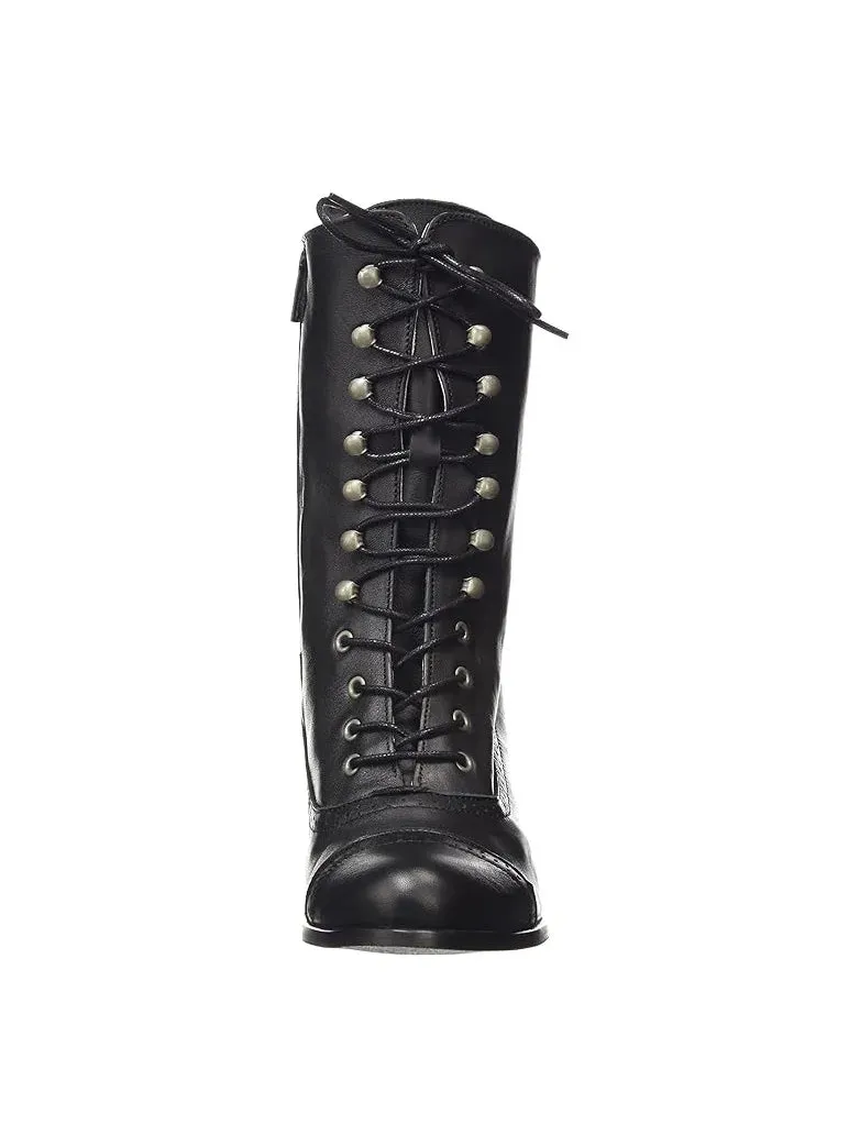 Women's Victorian Gothic Mid-calf High-heeled Boots